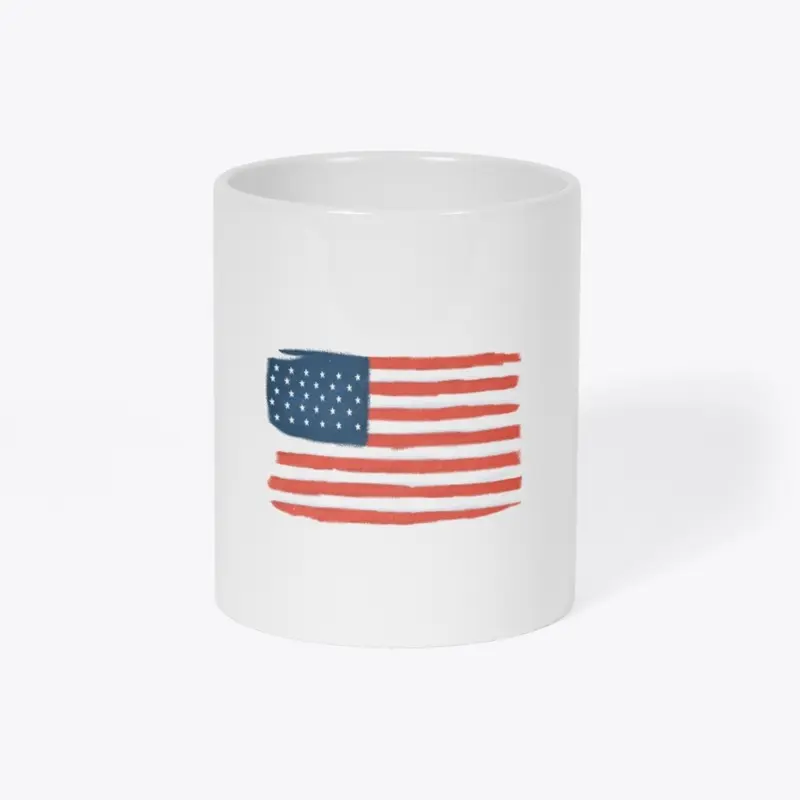 USA Vintage US Flag America 4th of July