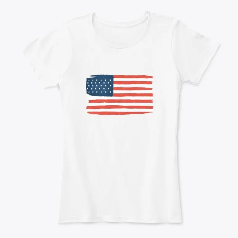 USA Vintage US Flag America 4th of July