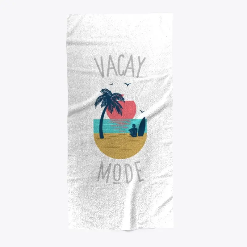 Retro Vacay Mode Funny Summer